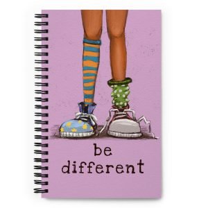 Be Different - Spiral Notebook