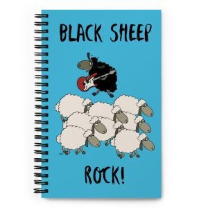 Black Sheep Rock - Spiral notebook